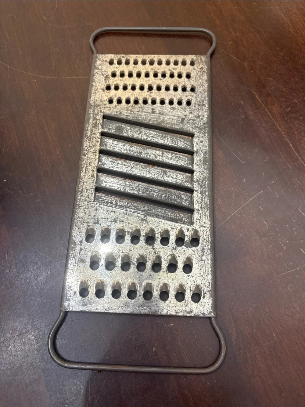 Vintage Primitive Metal Handheld Grater